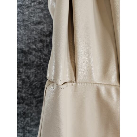 Isabel Marant Étoile Balesi Asymmetric Hem Faux Leather 10 US - Picture 12 of 16